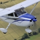 F172 N. Cross country flight over the beautiful Essex countryside
