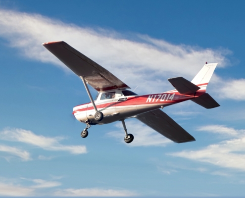 General Aviation aircraft in the sky