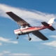 General Aviation aircraft in the sky
